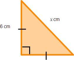 PLEASE SOMEONE HELP AND NO LINKS OR UR GONNA GET REPORTEDDetermine The Value Of X.A.) 2\sqrt{6} B.) 6\sqrt{2}