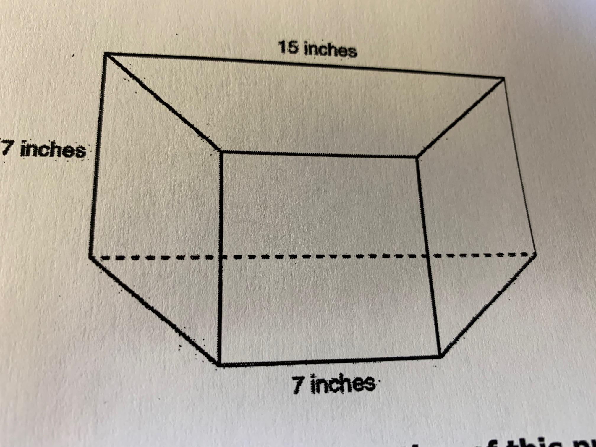 A Trapezoidal Prism Is Shown Below.Which Polygon Could NOT Represent A Cross Section Of This Prism?triangletrapezoidoctagonrectangle