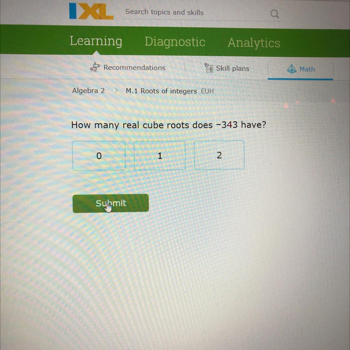 How Many Real Cube Roots Does -343 Have?