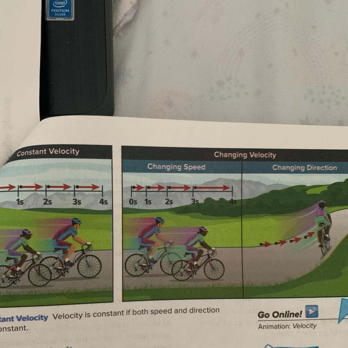 Explain8. How Do You Know Thatthe Bicyclists In The Firstpanel Above Are Movingat A Constant Velocity?