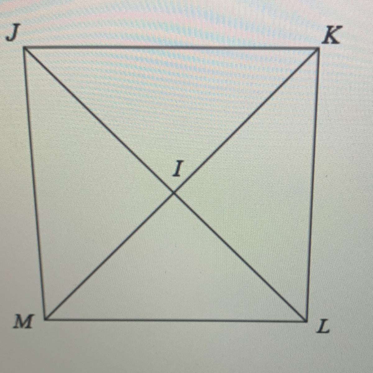 Calculate The Area Of The Square JKLM If KM = 42 Mm.