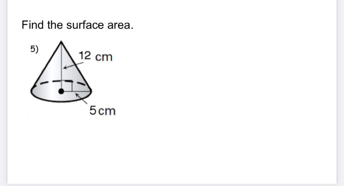 Find The Surface Area Please Help 