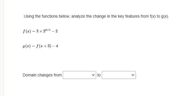 URGENT PLEASE ANSWER 100 POINTS Using The Functions Below, Analyze The Change In The Key Features From