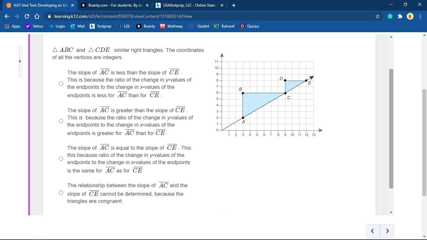 Please Help Me I Will Give Out The Brain Thing And Extra Point, Please. Image Below ABC And CDE Similar