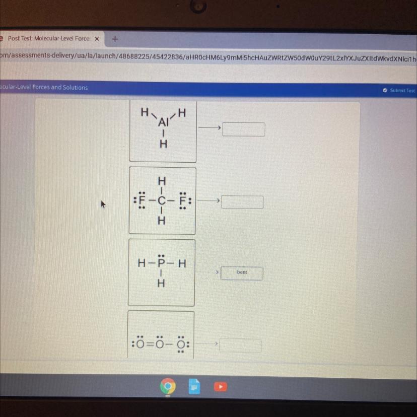 Drag The Tiles To The Correct Boxes. Not All Tiles Will Be Used.Match The Molecular Shapes To The Correct