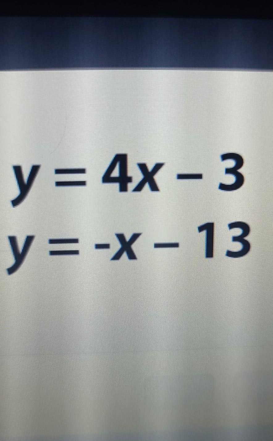 What Is The Solution To The Given System Of Equations?