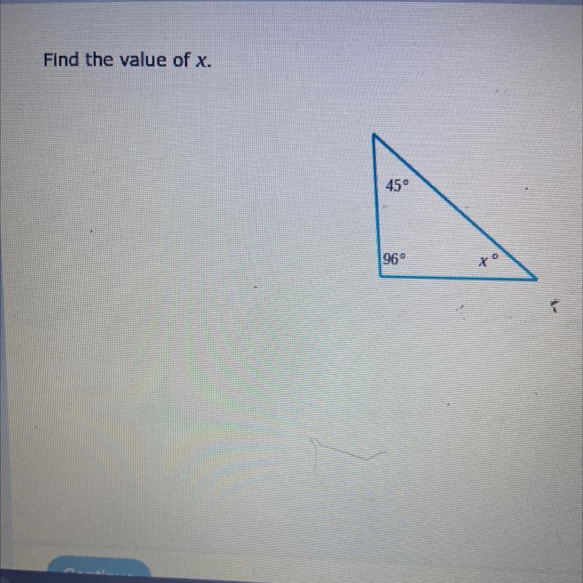 Find The Value Of X.4596