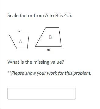 Scale Factor From A To B Is 4:5.Help