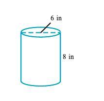 Find The Surface Area Of A Cylinder With A Height Of And A Base Diameter Of .Use The Value 3.14 For ,