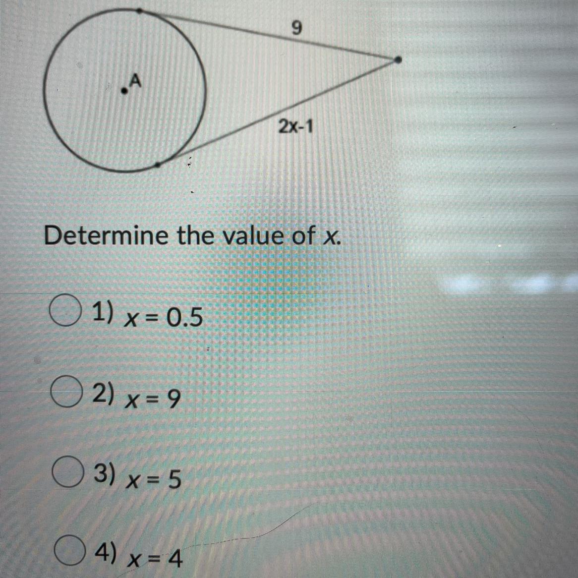 Determine The Measure Of BFE.Question Options:1) 1122) 1113) 694) 224