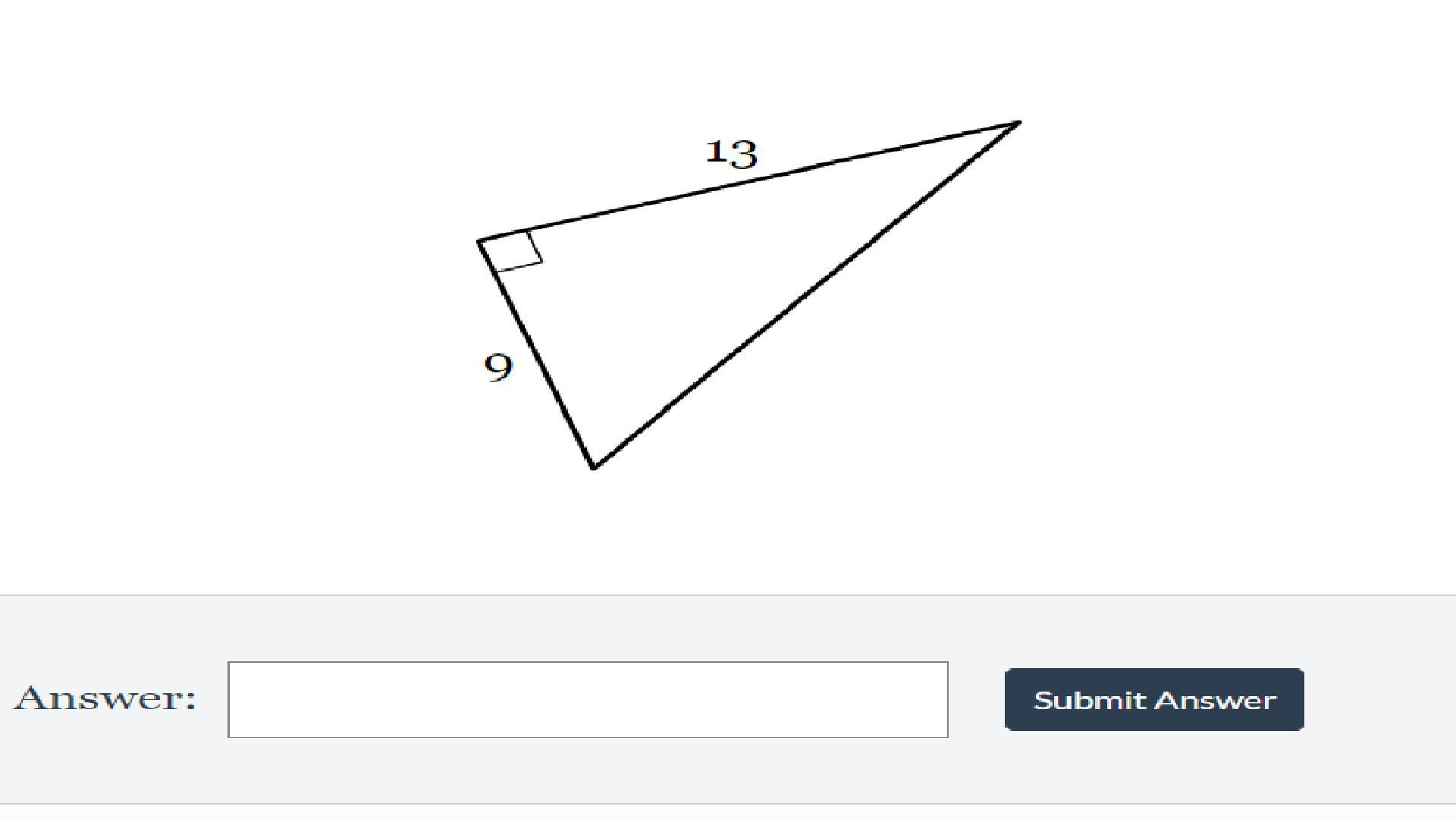 Find The Length Of The Third Side. If Necessary, Round To The Nearest TenthPythagorean Theorem (Rounding)