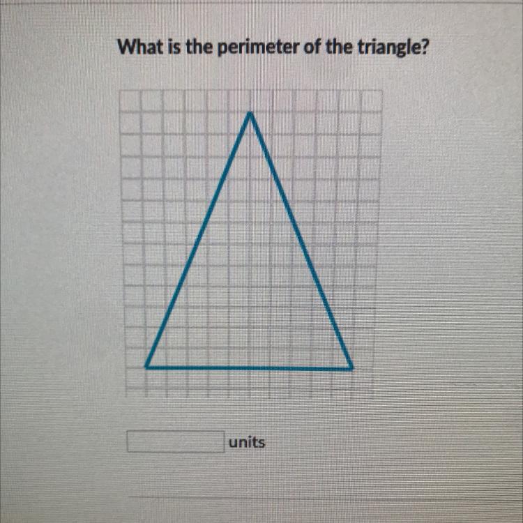 What Is The Perimeter Of The Triangle?