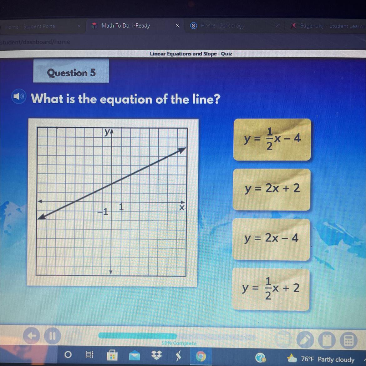 What Is The Equation Of The Line? 