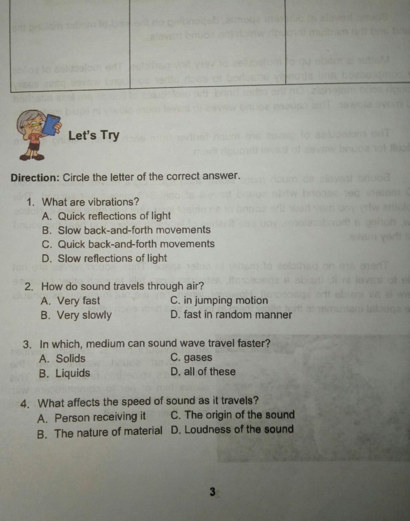 Directions Circle The Letter Of The Correct Answer Eto Po Nummber 5. Which Of The Following Statements