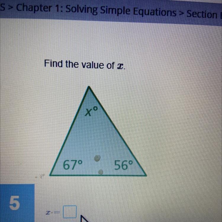 Find The Value Of X.to6756