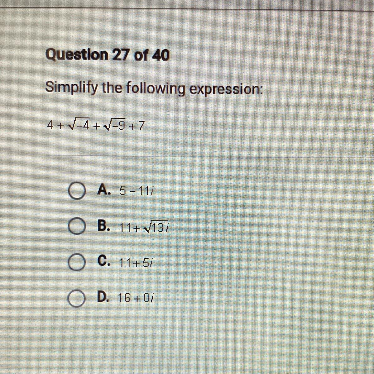 Need Help Quick Just The Answer