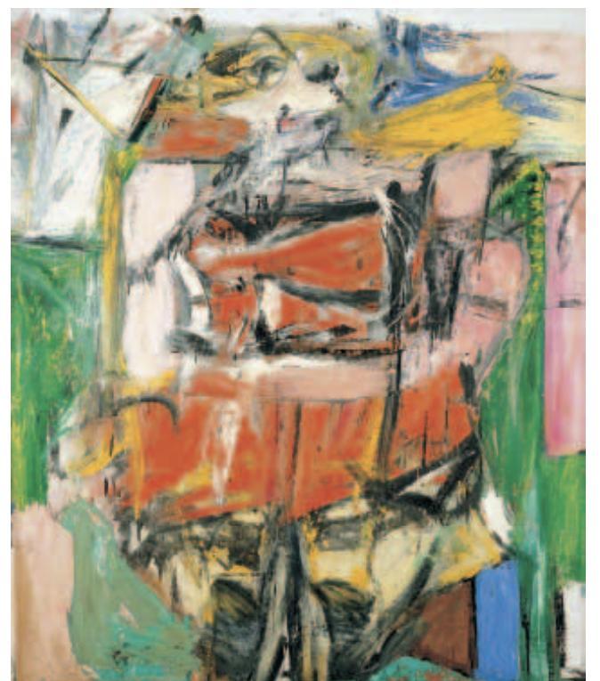 Please Help AnswerIn This Work, Willem De Kooning Sought To Paint A Woman Without The Limitations Of