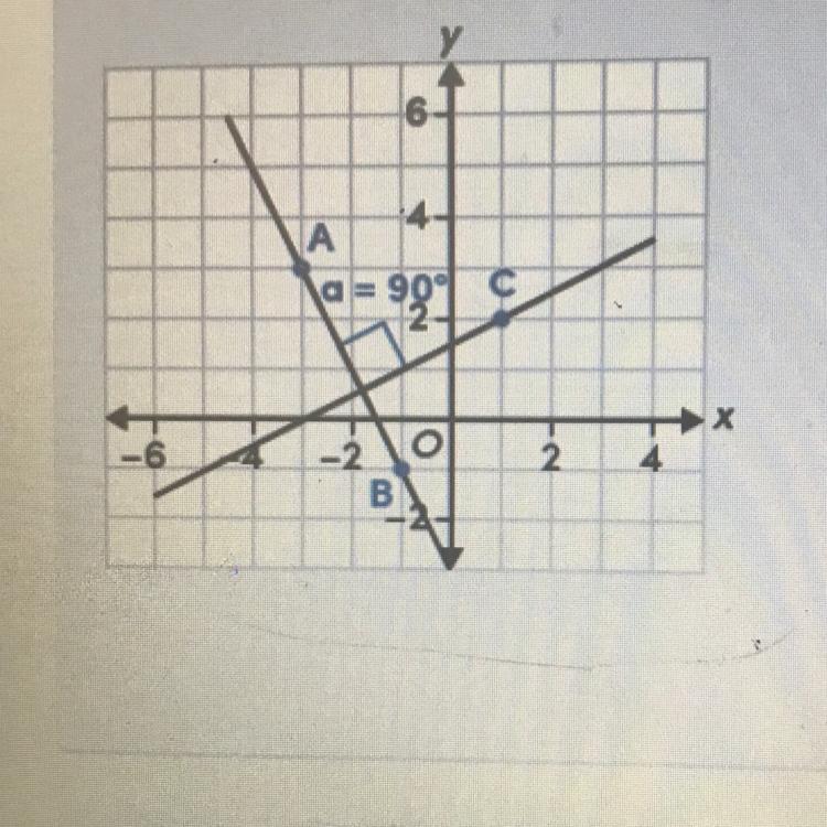 On The Line That Passes Through Point C Mark A Point D That Is Distinct From Point C Then Use Slope Formula