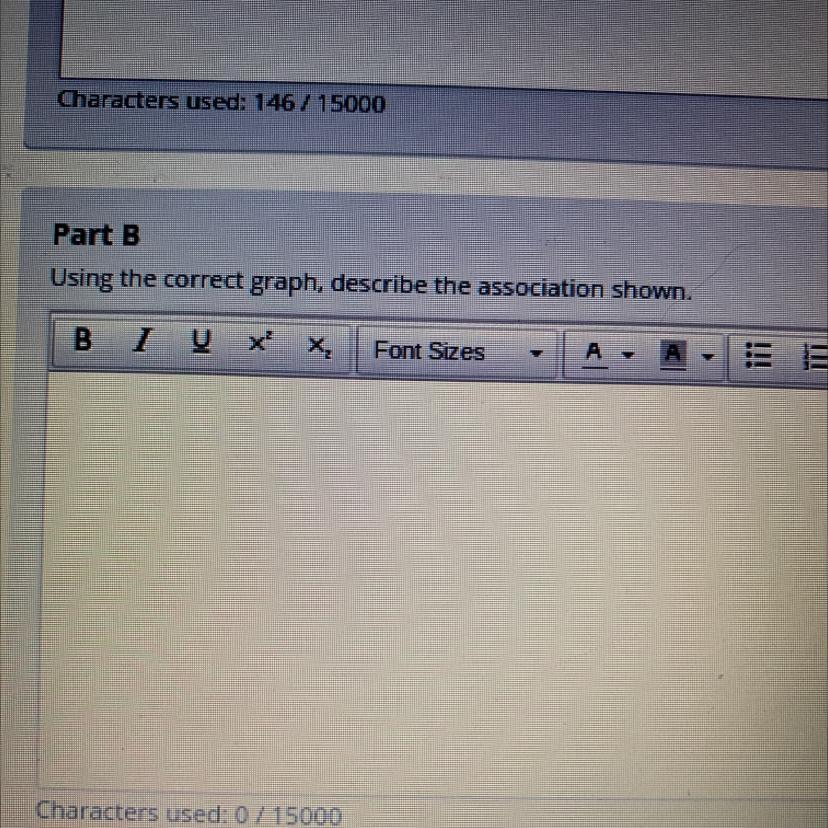 Using The Correct Graph, Describe The Association Shown. Will Mark Brainliest