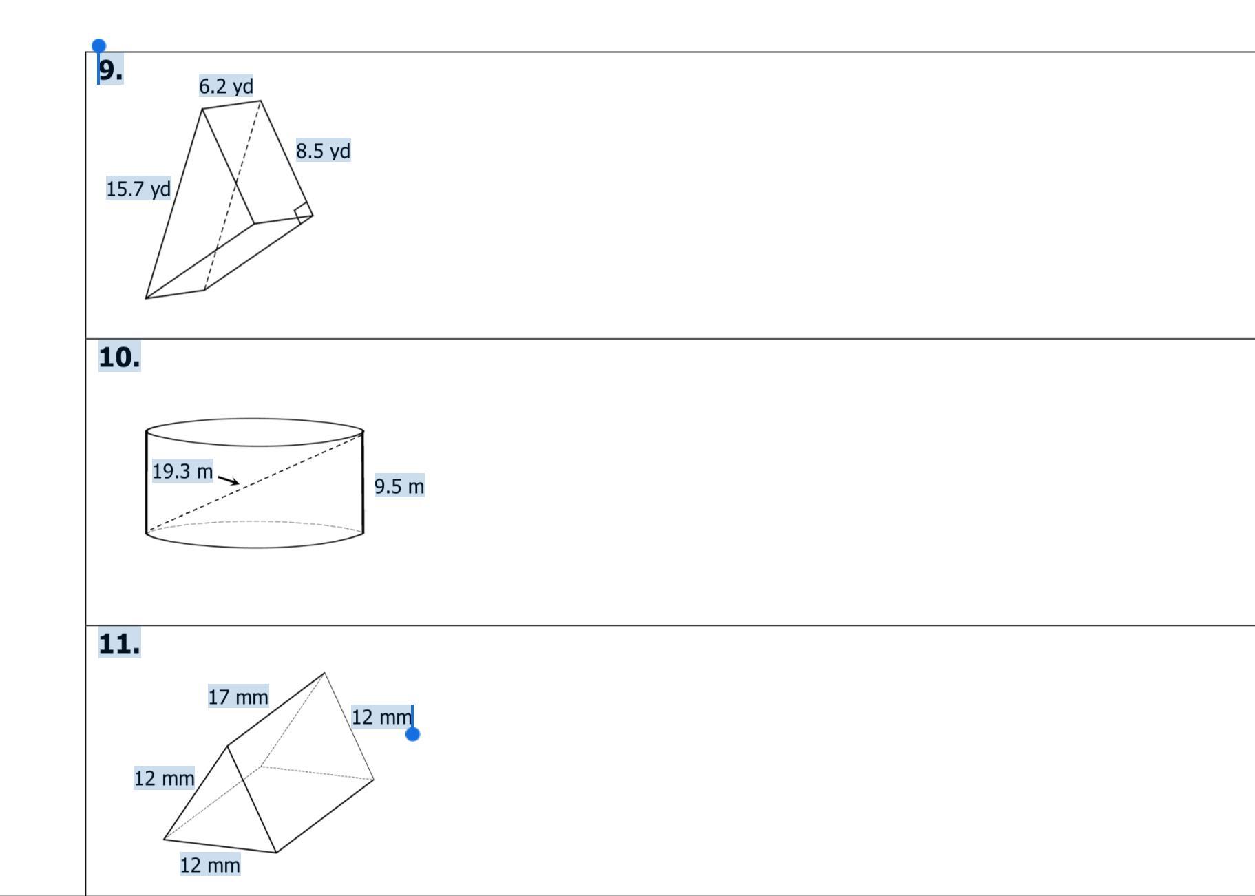 20 Points!!! Find The Volume Of These Figures