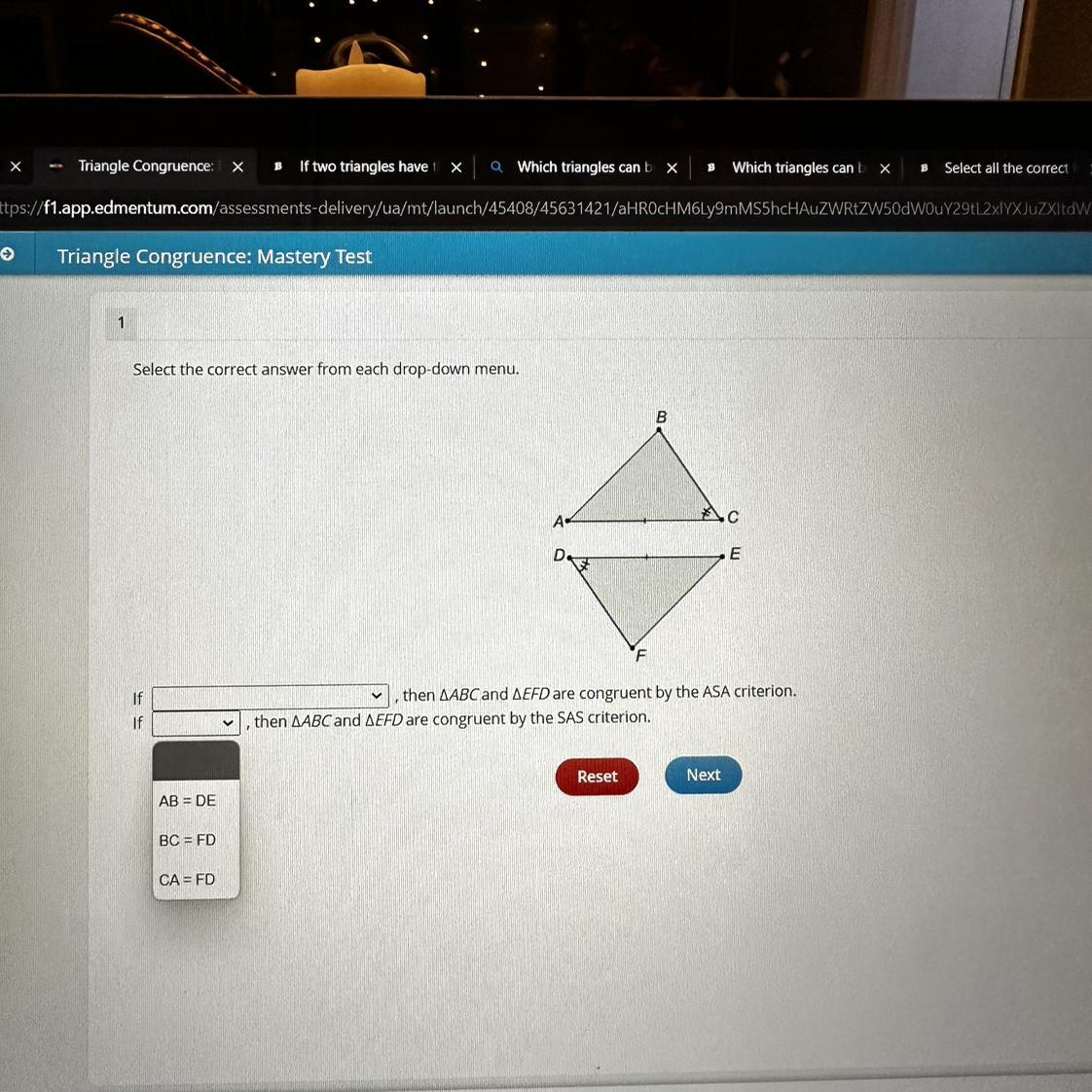 If .angle B Is Congruent To Angle Eangle C Is Congruent To Angle Eangle A Is Congruent To Angle EThe