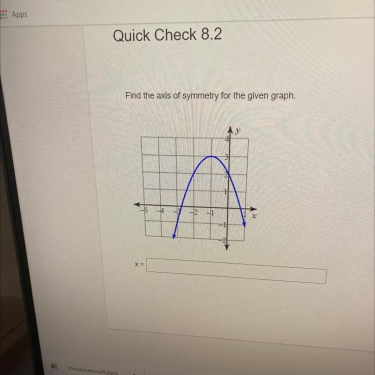 Whats The Axis Of Symmetry? 