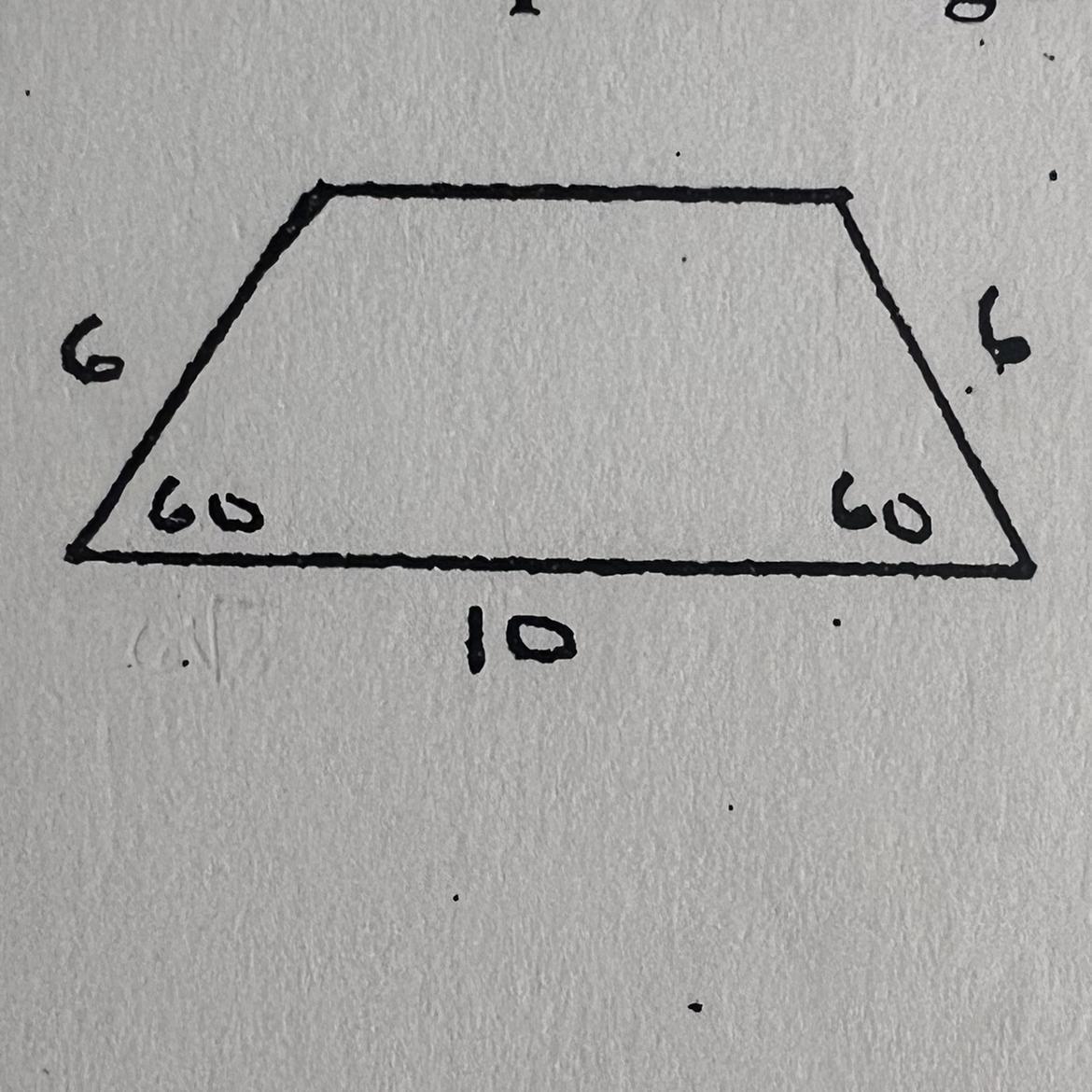 Help! Find The Area Of The Trapezoid Using 30-60-90 Special Right Triangles Theorem 