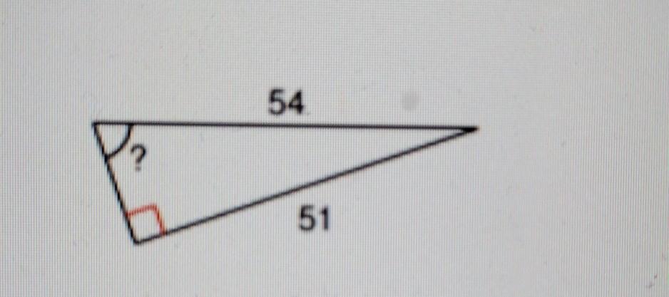 Find The Value Of The Missing Angle. Round To The Nearest Degree. 1. 71 Degrees2. 19 Degrees3. 43 Degrees4.