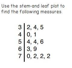 In Order, Range, Median, Mode And Mean. Round The Mean To The Nearest Tenth.PLS HELP ASAP