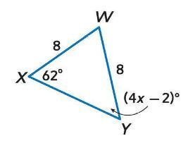 X Is Equal To ____ Degrees. Angle Y Measures _____ Degrees.