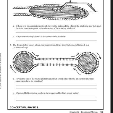 A. If There Is To Be No Relative Motion Between The Train And The Edge Of The Platform, How Fast Mustthe