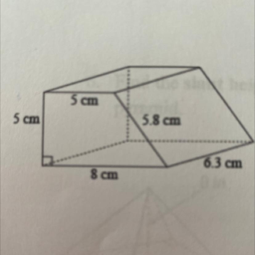 Brainliest Pls HelpFind The Surface Area And Volume Of The Prism. Round Your Answer To Nearest Tenth.