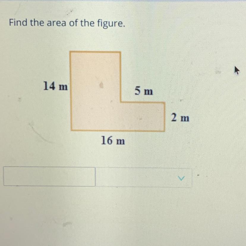 Find The Area Of The Figure.14 M5 M16 M