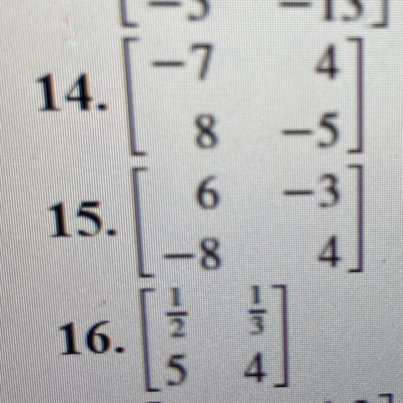 How To Find The Inverse Of A Matrix Of It Exists Question Number 15