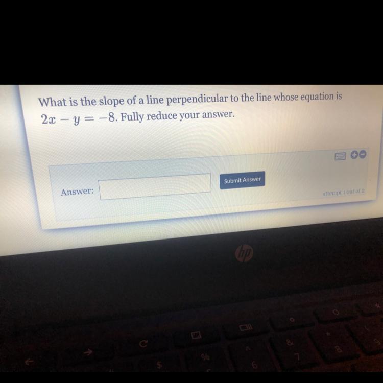 Helppp Asappp Pleaseee. What Is The Slope Of A Line Perpendicular To The Line Whose Equation Is2x Y =