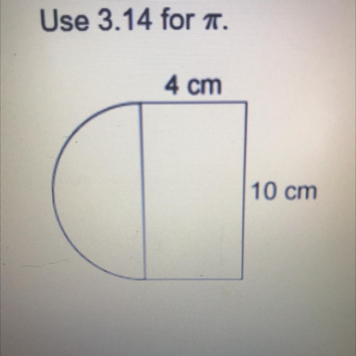 Find The Perimeter And Area Of The Following Shape Using Correct Matha. Perimeter =b. Area =