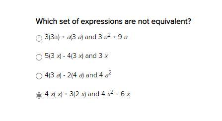 Which Of These ARE NOT Equivalent?I NEED HELPPP