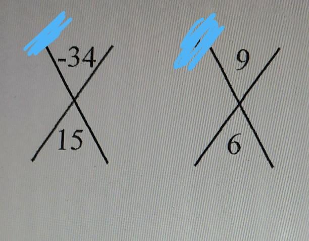 And Each Diagram Below, Right, The 2 Number On The Sides Of The Acts That Are Multiplied Together To