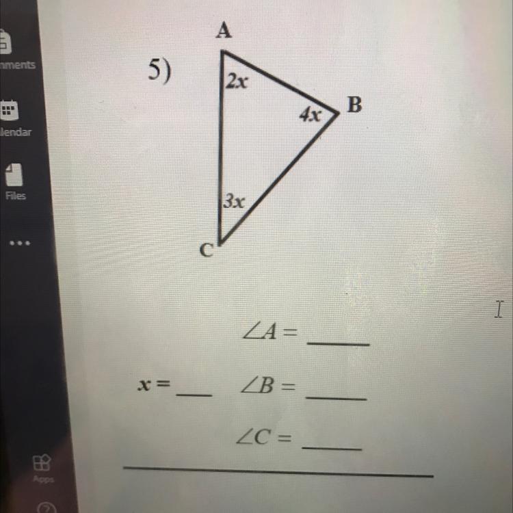 Please Help!! Find X, A, B, And C 