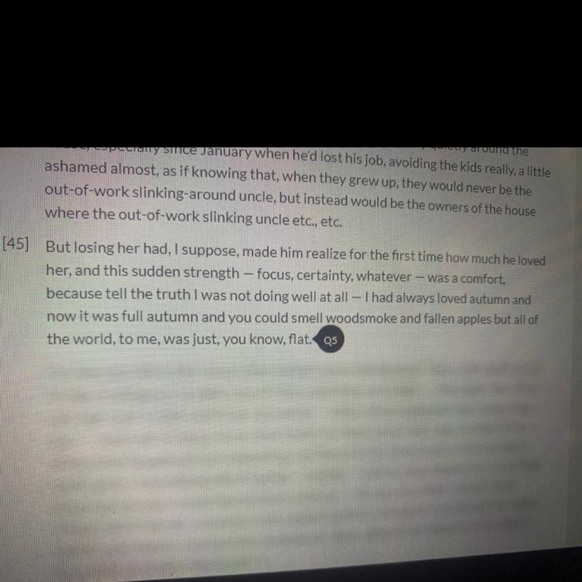 How Does The Narrator Describe Uncle Matt's Transformation AfterEmily's Death?He Has Become More Quiet